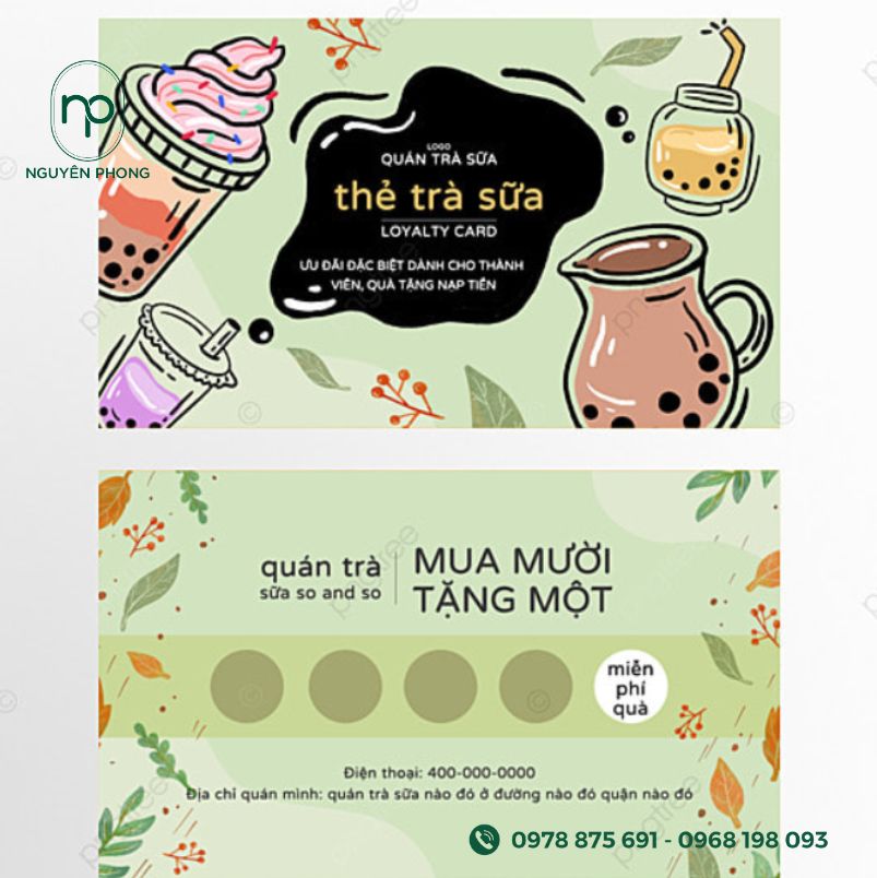 Mẫu phiếu tích điểm 4